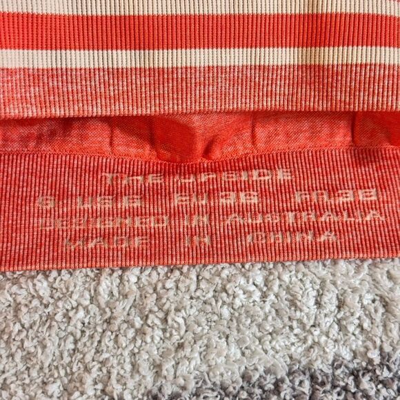 The Up Side Sports Bra Womens Size Small Citrus Marle Seamless Elasticized New - Picture 5 of 9